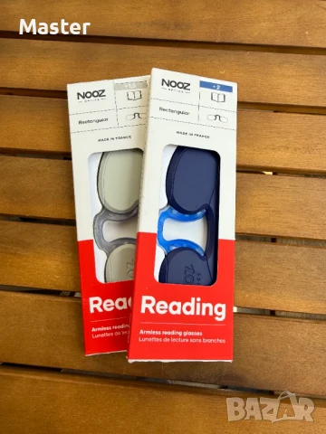 +2.0 Nooz Optics Готови очила за четене, Сиви, снимка 1