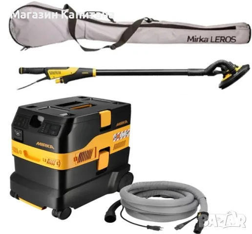 Жираф и прахосмукачка Mirka LEROS 950CV и DEXOS 1230 M
