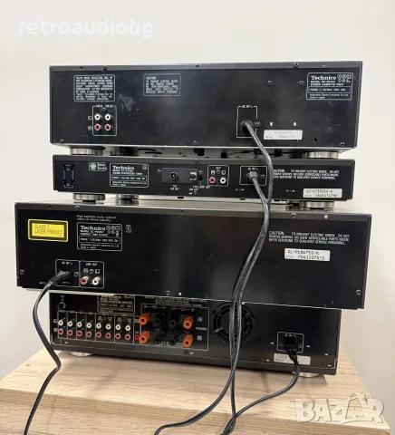 🔈Ретро аудио сет TECHNICS - усилвател, CD плеър, дек, тунер 🔈, снимка 3 - Аудиосистеми - 56313082