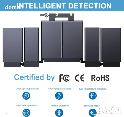 BND A1964 A1989 A2251 резервна батерия за MacBook Pro 13 инча A1989 (средата на 2018, 2019) и A2251, снимка 5 - Батерии за лаптопи - 49096787
