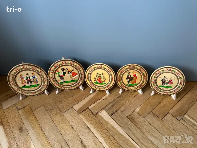 Декоративни дървени чинии пирография и рисунка на стойка, снимка 11 - Други - 48974511