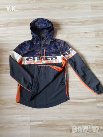 Оригинално мъжко яке Superdry Ryley Overhead, снимка 3 - Якета - 40275903