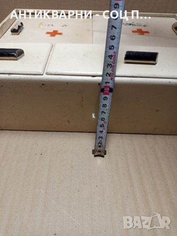 Соц Стара Дървена Аптечка. , снимка 11 - Антикварни и старинни предмети - 52566456