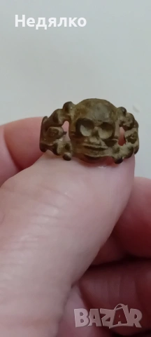 Оригинал "Bandenkampf",WW2,SS,немски пръстен, снимка 10 - Антикварни и старинни предмети - 53091152