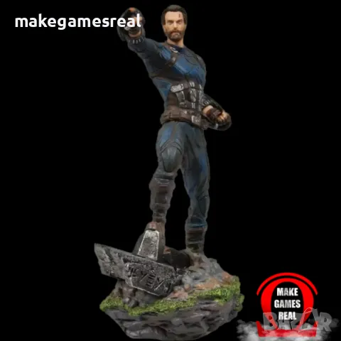 Екшън фигура Avangers Captain America, снимка 6 - Аксесоари - 40352095
