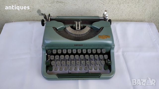 Стара пишеща машина Imperial Good Companion 4 - Made in England - 1957 г., снимка 4 - Антикварни и старинни предмети - 35882114