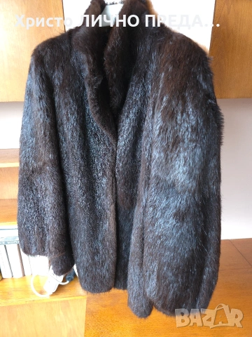 Дамско луксозно палто естествен косъм, снимка 5 - Палта, манта - 53398870