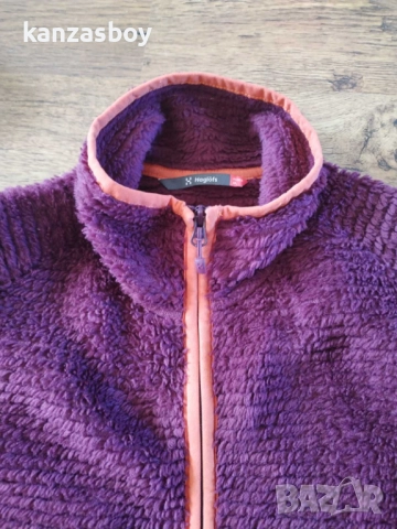 Haglöfs Sensum Jacket Women - дамско шерпа горнище КАТО НОВО М, снимка 3 - Спортни екипи - 52392500