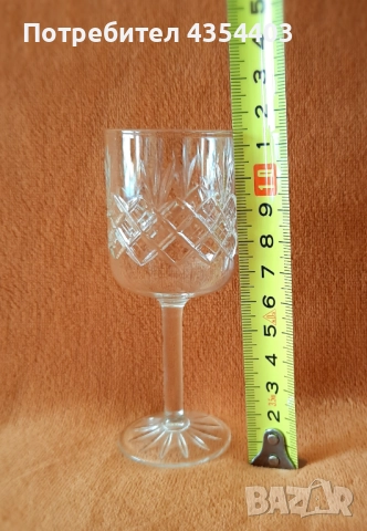 Кристални чаши за аперитив - 4 бр., снимка 3 - Чаши - 52337645