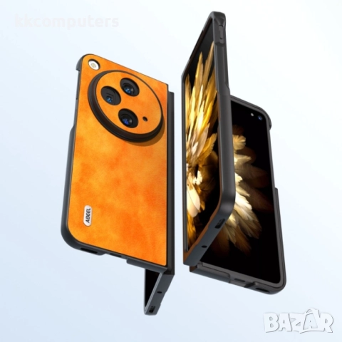 OPPO Find N3 / OnePlus Open ABEEL Litchi Texture Wallet Калъф и Протектор