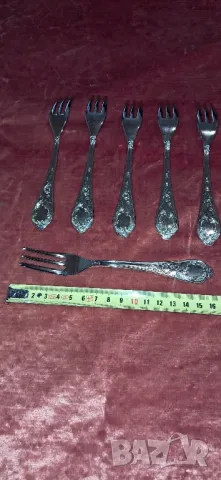Стари десертни вилици , снимка 15 - Антикварни и старинни предмети - 48765573