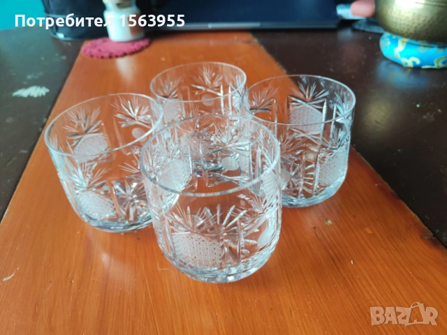 Кристал чаши, снимка 4 - Чаши - 53617379