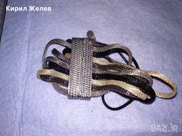 КРАСИВА СТИЛНА ФЕШЪН ГРИВНА от СРЕБРИСТА БЛАГОРОДНА НЕРЪЖДАЕМА СТОМАНА с МАГНИТНА ЗАКОПЧАЛКА 26544, снимка 14 - Гривни - 41753233