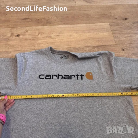 Carhartt relaxed fit мъжка тениска размер XL сива , снимка 4 - Тениски - 55817199