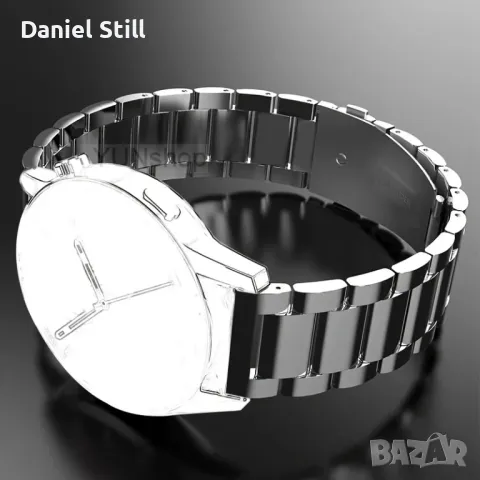 Каишка от неръждаема стомана Huawei Watch GT5/GT4/3/2e GT/4/2/3 Pro Samsung Galaxy Watch 22мм., снимка 4 - Каишки за часовници - 43306124