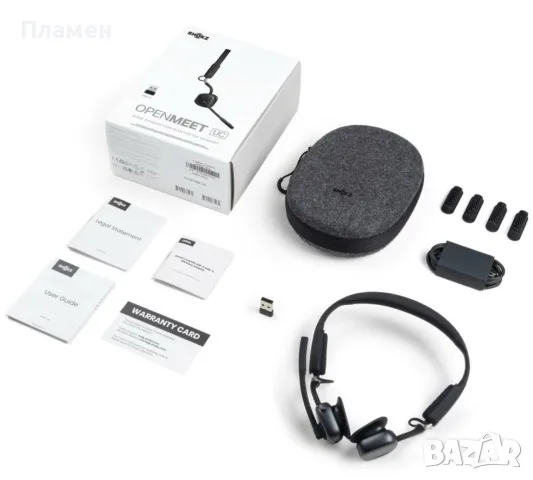 Shokz OpenMeet UC C610 – професионални безжични слушалки с отворен дизайн и костна проводимост, снимка 7 - Bluetooth слушалки - 56232082