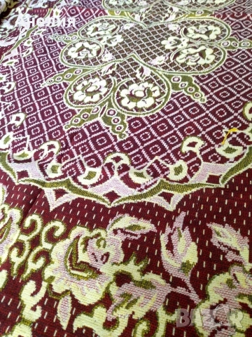 Жакардова покривка красота! , снимка 3 - Покривки за легло - 53171889