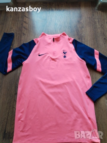NIKE Tottenham Training Shirt Dry Strike - Lava Glow/Binary Blue - мъжка футболна блуза КАТО НОВА М, снимка 4 - Блузи - 53839102