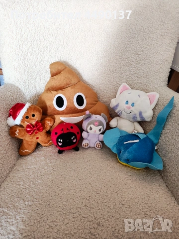 6 броя плюшени играчки