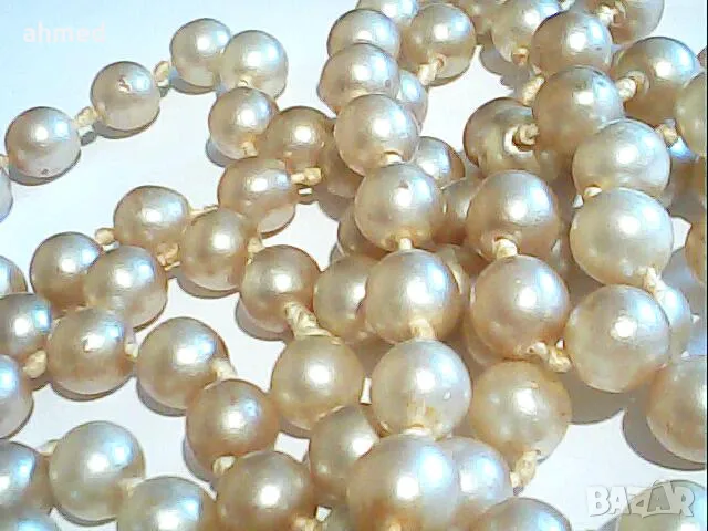 красиво старо перлно колие естествени перли, снимка 8 - Антикварни и старинни предмети - 43876522