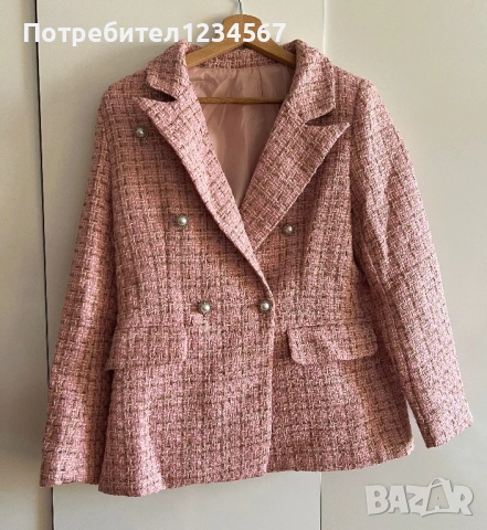 Дамски розов блейзър/сако ХС/С 