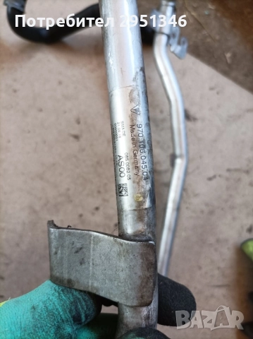 Тръба за Porsche Panamera GTS 97010604504, снимка 2 - Части - 52146294