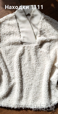 Уникално мек пуловер ZARA Зара, млечно бял, размер М, като нов, снимка 2 - Блузи с дълъг ръкав и пуловери - 51987298