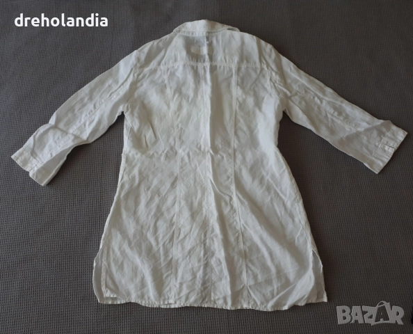 Бяла ленена риза  Gerry Weber  - M ( 38 ), снимка 2 - Ризи - 51736693
