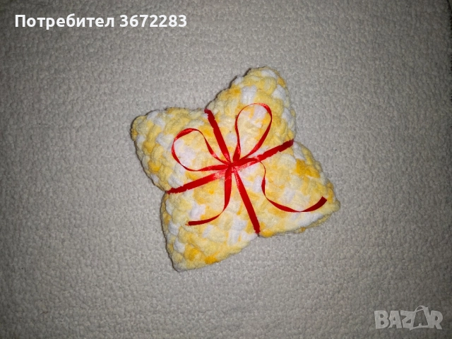 Ръчно плетено одеяло. Изработва се в цвят и размер по избор.