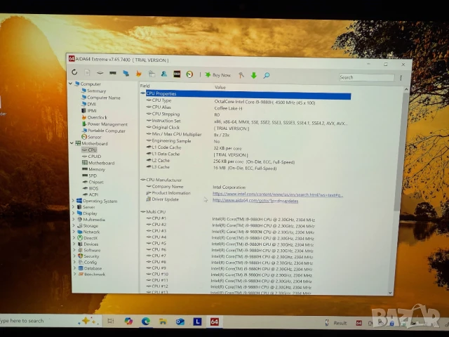 Лаптоп LENOVO P1 Gen2 i9-9880H, 64GB RAM, 512GB NVME SSD, OLED 4K, Intel WiFi6/BT5, NVIDIA T2000, снимка 6 - Лаптопи за работа - 50475084