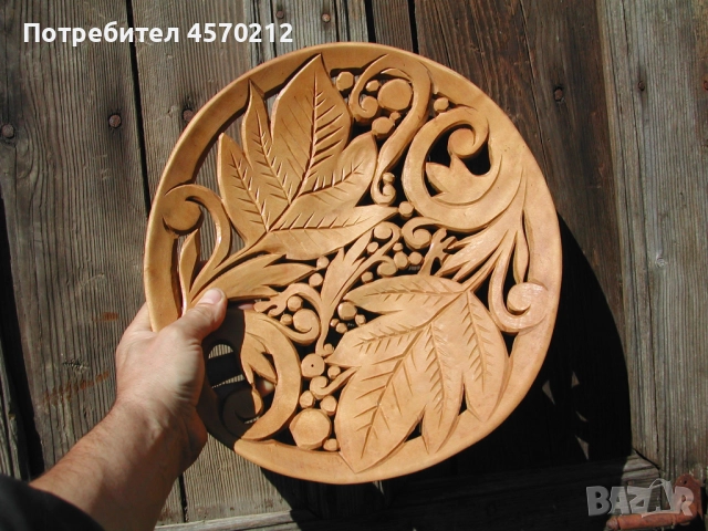 Пано Дърворезба, Дървена Фруктиера, Дърворезба за подарък, Дърворезба , снимка 2 - Декорация за дома - 51576608