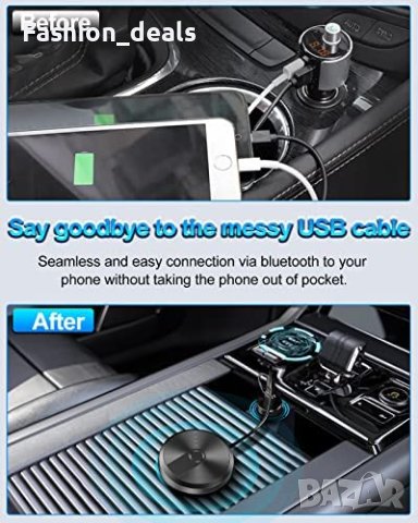 Нов Безжичен адаптер за Carplay на iPhone Донгъл за кола / автомобил, снимка 7 - Друга електроника - 40388087
