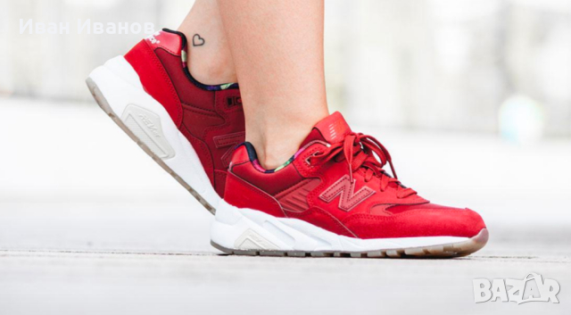 маратонки New Balance 580 'Red' номер 39, снимка 6 - Маратонки - 44810530