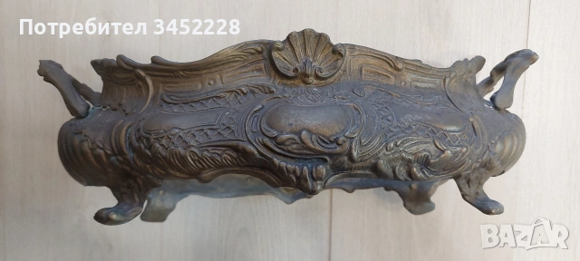 жардениера бронз масивна голяма за ценители , снимка 6 - Декорация за дома - 53836644