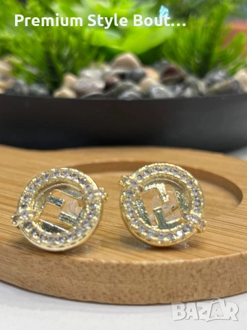 обеци от висококачествена стомана  Louis Vuitton celine ysl saint laurent fendi , снимка 9 - Обеци - 53744762