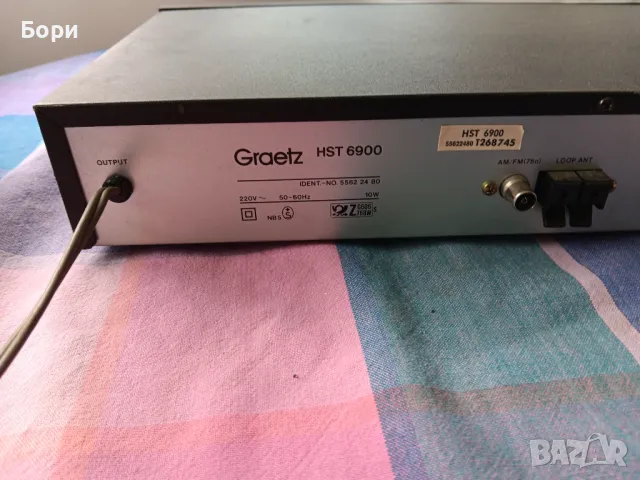 Graetz HST 6900 стерео тунер, снимка 12 - Радиокасетофони, транзистори - 49040264