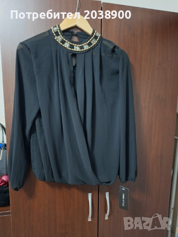 Дамска черна блуза