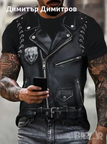 Тениски летни,модерни с двустранен  3 D принт.Размер L 50 - 10 лв,3 за 25лв, снимка 3 - Тениски - 50381383