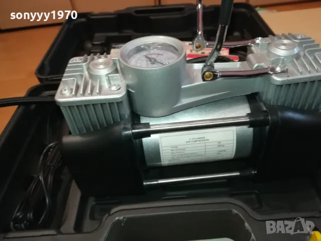 NEW 2 CYLINDER AIR COMPRESSOR 12V 1112241525, снимка 3 - Аксесоари и консумативи - 48307886