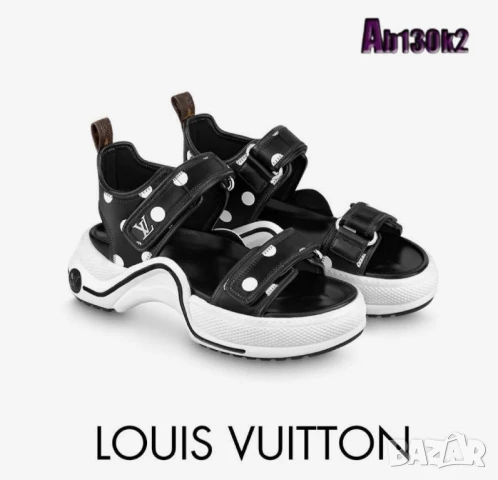 дамски сандали на платформа louis vuitton , снимка 6 - Сандали - 51002612