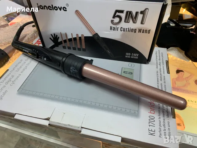 5/1 Шиш За Къдрици 150° до 210°С / Контрол на Температурата / Маша за коса 9мм-32мм, снимка 5 - Маши за коса - 49367833