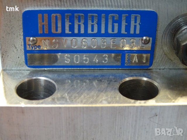 хидравличен клапан Hoerbiger Hydraulik HB90638-002B suction valve, снимка 2 - Резервни части за машини - 39740942