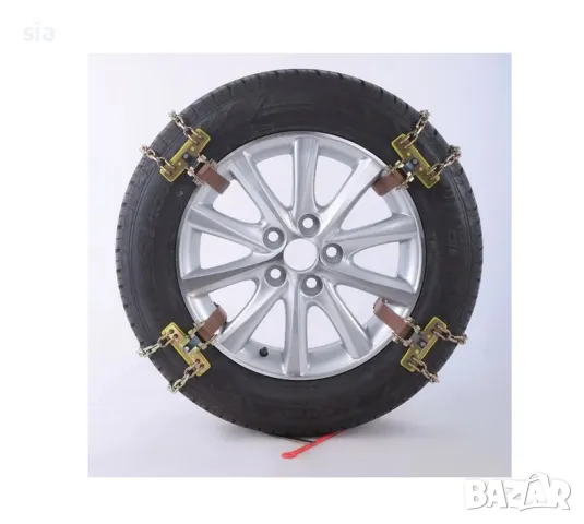 Вериги за гуми, Двойни вериги за лед и сняг, за джанти, от 185 до 265мм, 8бр, снимка 7 - Аксесоари и консумативи - 31036985