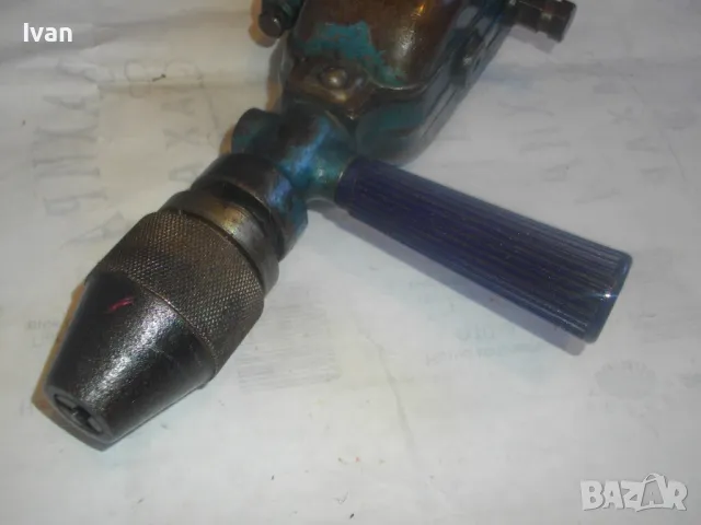 390мм/ф10мм НЕМСКА РЪЧНА ДРЕЛКА БОРМАШИНА МАТКАП СТАРО КАЧЕСТВО ОТЛИЧНА С ОПОРНО РАМО, снимка 4 - Бормашини - 48413538