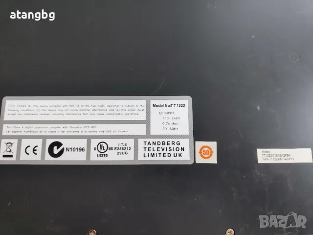 Декодер Tandberg tt1222, снимка 5 - Приемници и антени - 50428505