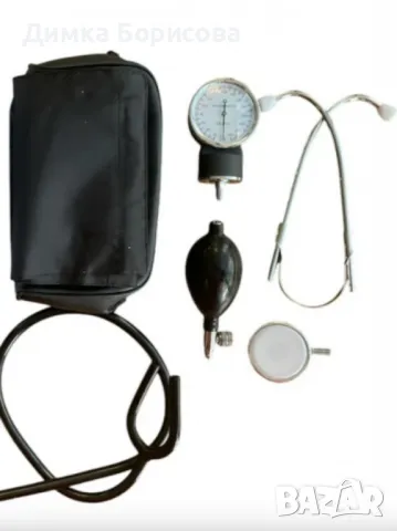 Надежден механичен апарат за кръвно налягане с вграден стетоскоп, снимка 5 - Друга електроника - 47896681