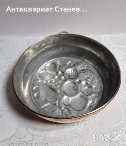 Винтидж медни форми за сладки , снимка 8 - Декорация за дома - 52617625