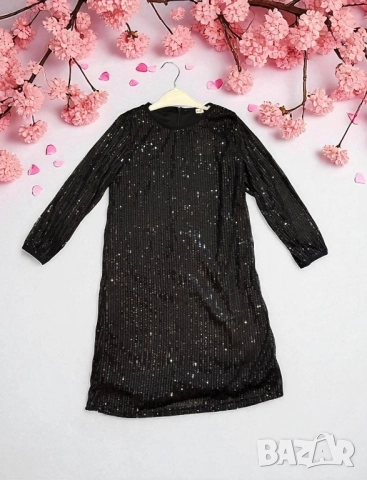 Детска рокля с пайети 