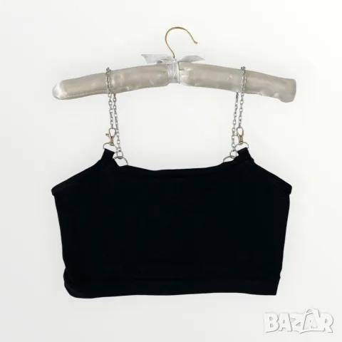 Crop top with chains straps 