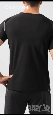 Черна сауна тениска, снимка 2 - Тениски - 53108909